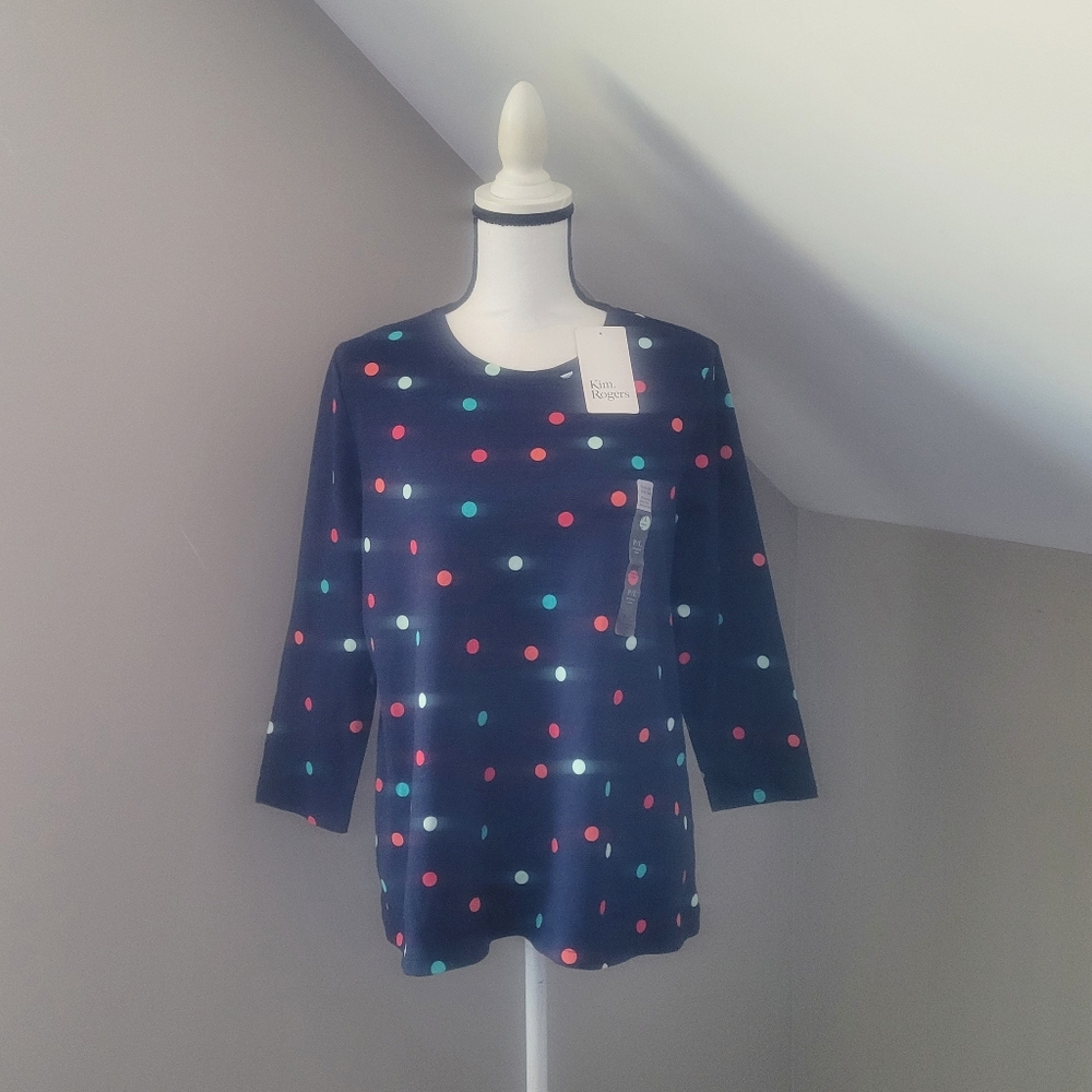 Kim Rogers Polka Dot Top
